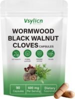 Wormwood Black Walnut and Clove Detox Cleanse for Humans - 90 Capsules - High Strength Supplement for Humans - Candida Cleanse - Gut & Colon Support - Natural Herbs for Intestinal Detox - Image 2