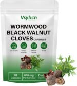 Wormwood Clove and Black Walnut Capsules - Parasite Cleanse Tincture for Humans - Candida Cleanse & Gut Support Colon Detox - 100% Natural Herbal Intestinal Support - Vegan - 90 Capsules - Image 2