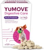 YuMOVE Digestive Care, Dog Pre and Probiotics Supplement for Gut Health, Digestive Support for All Ages and Breeds, 120 Tablets - Eco Friendly and Letter Box Ready Packaging - Image 2