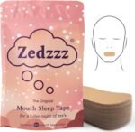 Zedzzz Mouth Tape for Sleeping (35 Strips) | Anti Snoring Aid for Men & Women | 5+ Weeks of Sleep Tape Strips | Sleep Aid | Anti Snoring Mouth Tape | Snoring | Natural Colour Mouth Tape for Sleeping - Image 2