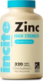 Zinc 40mg - 12+ Month’s Supply - High Strength 320 Premium Tablets - Supplements Suitable for Vegetarian & Vegans - Maximum Strength Quality Pure Zinc Tablets - Support Immune System - Made in UK - Image 2