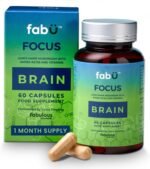 fabÜ Focus Brain Supplement with Lion's Mane Mushroom & Nutrients - Performance Support with Amino Acids, Choline & B Vitamins - Nootropic for Concentration (60 Capsules) - Image 2