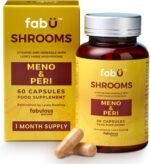 fabÜ Shrooms MENO & PERI - Lion's Mane Mushroom & Magnesium Supplements for Women During Menopause - Natural Perimenopause Support - Hormone Balance & Energy Support (60 Capsules) - Image 2