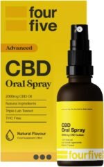 fourfive CBD Oil Spray - 2000mg Advanced Strength CBD for Sports Performance, Mental Wellbeing & Improved Sleep, Unflavoured, Natural & Vegan Friendly, 30ml - Image 2