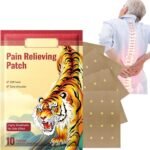 10 Pcs Pain Relief Patches,Tiger Patch,Herbal Arthr/itis Pain Patches,Chinese Pain Relief Plaster Herbal Patches for So/re Shoulder,Jo/int Pain,Arthr/itis,Back,Back and Shoulder Pain Heat Patch - Image 2