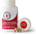 100% Authentic American Ginseng Capsules -500 mg. Potent Ground Ginseng Root - No Fillers, Binders or Other Additives. (150) - Image 2