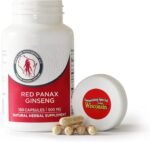 100% Authentic Korean Red Panax Ginseng Capsules -500 mg. Potent Ground Ginseng Root Extract Powder - No Fillers, Binders or Other Additives. (150 ct) - Image 2
