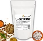 1000mg (per Capsule) L GLYCINE x 90 Veg Capsules Strong One A Day L-Glycine Amino Acid - Free from fillers Binders & Bulking Agents - Image 2