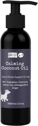 100ML Calming Coconut Oil for Dogs & Cats Anxiety Relief Supplement with Chamomile, Valerian & Ashwagandha – Natural Stress Soothing Formula – Fast-Acting & Long-Term Calmer - Image 2
