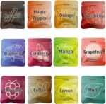 12 PCS Flavoured Inner Filter Packs, Natural Breathing Necklace Flavoured Filters, Variety of Flavours Filters for Breathing Necklace Anxiety Stress Relief for Adults - Image 2