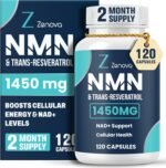 120 Capsules NAD Supplements | 1450MG NMN and Trans-resveratrol Enhanced with Black Pepper for max Absorption | NAD+ Booster for Anti Aging Cellular Energy Booster 2 Months Supply - Image 2