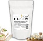 1250mg (per Capsule) Calcium Pure 60 Vegan Capsules - Suitable for Vegan Vegetarian (60) - Image 2