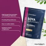 SOYA Isoflavones 10,000mg | 120 Vegan Tablets | High Strength SOYA Bean Extract | Providing 80mg Isoflavones | by Horbaach - Image 3