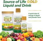NaturesPlus Source of Life Gold Liquid Multivitamin 30 ml Shots - High Potency Vitamins, Minerals, Superfoods Supplement - Energy Boost, Immune Support - Gluten Free, Vegetarian - (Pack of 12) - Image 5