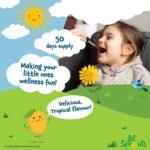 Iron Drops for Kids | 50mL | with Vitamin C, B12, and Folic Acid | Tropical Flavoured Liquid Food Supplement | 10mg of Iron Per Serving | Vegan | by Lil' Sprouts - Image 4