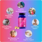 SOOL Menopause Active Complex, 60 Capsules I with Phytoestrogens and Vitamins | Non-Hormonal Menopause Support for Women | Hormonal Balance – Mental Clarity – Midlife Wellness - Image 6