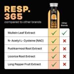 Auric Resp.365 Supplement 40 Tablets Natural Lung Cleanse & Detox with NAC (N-Acetyl L-Cysteine), Pushkarmool, Piper Longum & Licorice Extract - Image 5