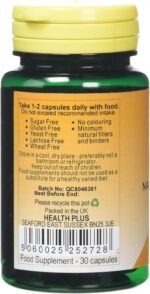 Health Plus E400 Vitamin E Supplement - 30 Gelatin Free Capsules - Image 3