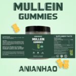 Mullein Gummies - Mullein Leaf Extract for Lungs - Mullein Leaf Gummies 2000mg for Lung Cleanse Detox Herbal Dietary Supplement- Mucus Remover & Mucus Relief (One Bottle) - Image 6