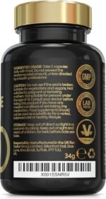 Advanced Lions Mane Mushroom 2400mg - 60 High Strength Vegan Capsules - Lions Mane Supplement with Black Pepper - Lion's Mane Mushroom Supplement (not Lions Mane Powder or Tablets) Made in The UK - Image 5