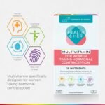 Health & Her Multivitamin Supplement for Women Taking The Pill - Nutrition Support for Women & Teen Girls on Hormonal Contraception - 1 Month Supply, 60 Tablets - Vegetarian & Gluten Free - Image 5