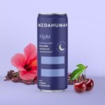 MEDAHUMAN CBD Still Drink (20mg), Night, Sour Cherry & Hibiscus, with Valerian Root, Vitamin D3 & Magnesium,Adaptogens & CBD Sleep Aid & Anxiety Relief Drink (Pack of 12 x 250ml),Packaging May Vary - Image 3