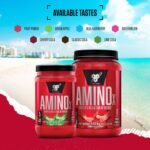 BSN Nutrition Amino X Supplement with Vitamin D, Vitamin B6 and Amino Acids,Blue Raspberry Flavour, 70 Servings, 1 kg - Image 5