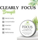 Clearly FOCUS Brain Booster Concentration Aid for Attention, Memory, Mental Clarity and Performance | Stay Sharp with an Uplifting Aromatherapy Essential Oil Brain Aid for Adults and Kids - Image 3
