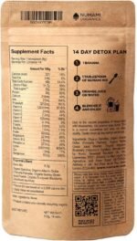 Numami Organic Detox Blueberry Smoothie Mix with Healthy Spirulina, Atlantic Dulse and Barley Grass Juice Powder, Premium Quality Superfood - Image 3