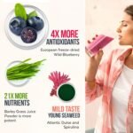 Numami Organic Detox Blueberry Smoothie Mix with Healthy Spirulina, Atlantic Dulse and Barley Grass Juice Powder, Premium Quality Superfood - Image 5