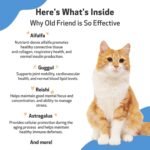 Pet Wellbeing Old Friend for Senior Cats - Supports Immune System Health, Joint Mobility, Healthy Energy Levels, Alfalfa, Reishi - Veterinarian-Formulated Herbal Supplement 2 oz (59 ml) - Image 7