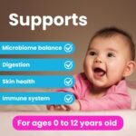 NEUBRIA NEUBIOTIC Baby & Kid - Children Probiotic & Prebiotic Supplement for Gut Health & Digestion – 3 Billion CFU Lactobacillus, Bifidobacterium & Fibres for Babies & Kids – UK Made - 30 Sachets - Image 4