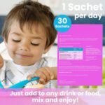 NEUBRIA NEUBIOTIC Baby & Kid - Children Probiotic & Prebiotic Supplement for Gut Health & Digestion – 3 Billion CFU Lactobacillus, Bifidobacterium & Fibres for Babies & Kids – UK Made - 30 Sachets - Image 6