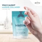 Marine Collagen Capsules 2400mg - with Hyaluronic Acid & Vitamin C - 90 Capsules - Premium Complex for Skin Joints & Hair for Women & Men – Resealable and Recyclable Pouch by Alpha01 - Image 4