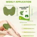 Pain Relief Patches 40 Pcs, Natural Knee Patches for Pain Relief, Wormwood Herbal Pain Relief to Relieves Muscle Soreness in Knee, Neck, Shoulder - Image 4
