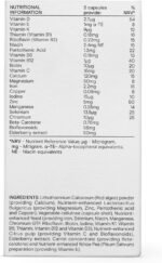 WILD NUTRITION Food-Grown® Kids Daily Multi Nutrient | Kids Multivitamin with B Vitamins, Magnesium, Zinc, Vitamin D, and More to Support Immunity, Bones, and Cognitive Development | 60 Capsules - Image 7