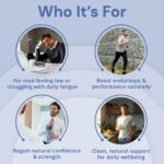 Natagra 1000mg Natural Male Vitality Supplement – Herbal Blend with Maca, Tribulus Terrestris, Ginseng – Supports Energy and Well-Being – Vegan & UK Made - 10 Capsules - Image 4