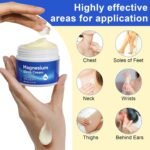 Magnesium Cream, Magnesium for Muscle Relaxation & Sleep Support, Natural Magnesium Cream, Moisturizing Body & Skin, 90g - Image 10