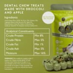 Elkwood Rattlesnaps Dog Dental Chews & Treats (4-Pack) | Broccoli & Apple with Chicken – Antioxidant-Rich, Grain-Free Chews, Promotes Healthy Teeth, Gums & Digestion - Image 8