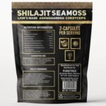 Shilajit Seamoss Capsules with Lion's Mane, Ashwagandha, and Cordyceps – 120 Vegan Capsules for Energy, Focus, and Wellness - Image 5