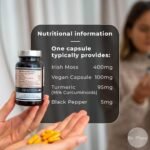 Organic Irish Sea Moss and Curcumin Capsules (95% Curcuminoids) | Vegan Superfood | Turmeric | Energy Boost | Clear Skin | Anti-Inflammatory | 100% Free of Additives | UK Made | Dr. Moss - Image 6