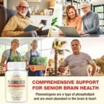 Liposomal Plasmalogen Nootropic – Brain Supplement with Vitamin E,Curcumin & Phosphatidylserine, Memory, Focus & Clarity Support, Supports Healthy Cognitive Aging for Seniors & Adults, 60 Days Supply - Image 4