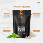 Papain Enzyme 125,000 Enzymatic Units – High Strength Proteolytic Enzyme Supplement – 90 Vegan Capsules- Resealable and Recyclable Pouch by Alpha01 - Image 3