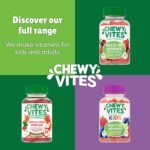 Chewy Vites Kids Multi-Vitamin + Iron, 60 Kids Vitamins Gummies, Iron Gummies, 13 Essential Vitamins and Minerals, 2 Months Supply, Real Fruit Juice, Vegan, Age 3 +, Berries Flavour - Image 4