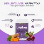 Liver Cleanse Detox & Repair | LiverLove Premium Liver Health Formula with Beetroot, Turmeric, Alpha Lipoic Acid, Ginger & Choline | Liver Support Antioxidant Supplement | 60 Vege Capsules - Image 7