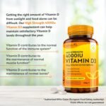Nutravita Vegetarian Vitamin D 4000 IU, 500 Micro Tablets for 16 Months of Supply, Made in The UK, Hight Strength VIT D3 - Vitamin D3 Supports Your Immune System & Bone Health - Image 3