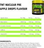 NXT Nutrition TNT Nuclear PRE Workout – 4 in 1 Energy Drink with Citrulline, Beta Alanine, Arginine AKG, Vitamin B, Caffeine for Insane Energy, Muscle Pump, Endurance and Focus - 240 Gram, Apple - Image 5