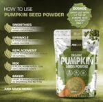 Organic Pumpkin Seed Protein Powder 1kg - 60% Protein - Superfood Vegan Protein Plant Proteins by PROELITE - Image 5