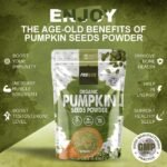 Organic Pumpkin Seed Protein Powder 1kg - 60% Protein - Superfood Vegan Protein Plant Proteins by PROELITE - Image 6