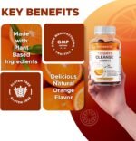 Vitamatic 15 Day Cleanse Gummies, Senna, Cascara, Psyllium, Flaxseed, Aloe Vera, Licorice, MCT, Probiotic - Image 6